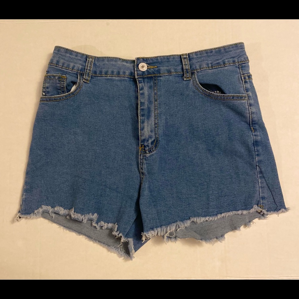 SHEIN High Waisted Jean Short Shorts